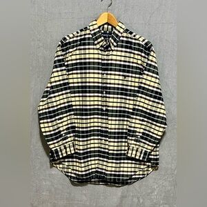 Men’s Ralph Lauren Green‎ and Yellow Plaid Shirt Classic Fit